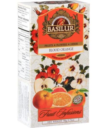 Fruit Infusion - Blood Orange Tea x (4) - 25 Bags Per Box - Traditional Herbal Tea - Buy Online on GoSupps.com