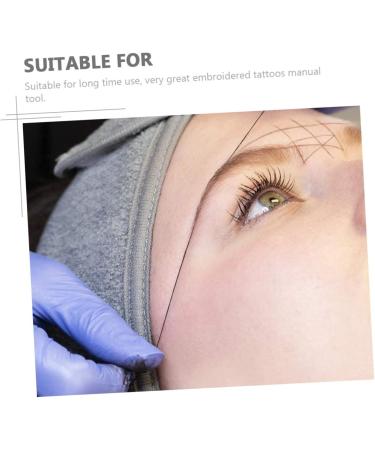 FRCOLOR 2pcs Beauty Premium Marking Measuring Pattern Thread Symmetrical Inked Brow Ruler Makeup Tattoos - Buy Online on GoSupps.com