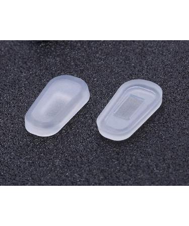 Silicone Slip-On Nose Pads Covers for Glasses - Anti-Slip Eyewear Protection in Frosted White - Buy Online on GoSupps.com