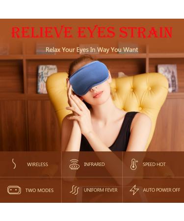 Newtipower Cordless Heated Eye Mask - Rechargeable Hot Compress Steam Mask for Dry Eyes, Fatigue, Puffy Eyes - Auto Shut Off, 3D Contoured Sleep Mask for Improved Sleep - Buy Online on GoSupps.com