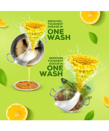 Vim Dishwash Gel - Lemon 1L | Powerful Cleaning & Fresh Citrus Scent - International Shipping Available - Buy Online on GoSupps.com