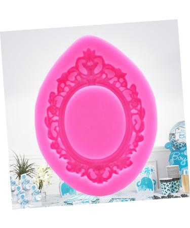 Zerodeko Gummy Moulds Picture Frames Silicone Molds Photo Frame Silicone Baking Mold Silicone Fondant Molds Silicone Cake Mold DIY Baking Molds Vintage Tool Photo Frame Fondant Mold medium Pink - Buy Online on GoSupps.com
