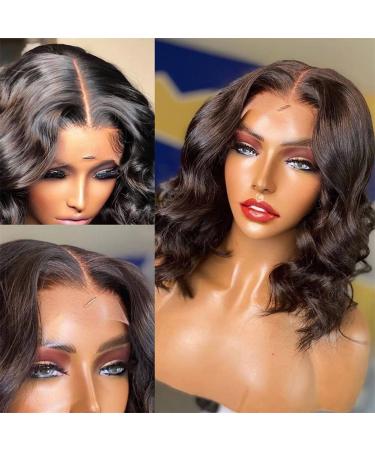 WOTOTA 14 Body Wave Human Hair Wig for Black Women - Pre Plucked, 180% Density, Natural Color - 4x4 Lace Closure - Buy Online on GoSupps.com