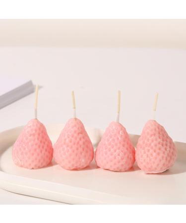 Strawberry Aromatherapy Candle | Cute Birthday Candle Ornaments for Creative Celebrations - International Shipping Available - Buy Online on GoSupps.com