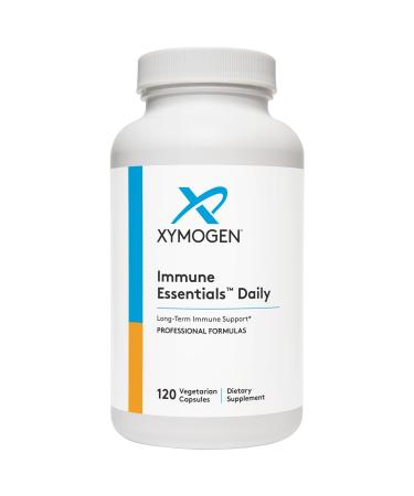 XYMOGEN Immune Essentials Daily - Long-Term Immune Support Supplement with Vitamin C Ascorbic Acid, Vitamin A & D3, N Acetyl L Cysteine, Zinc Chelate, Quercetin (120 Capsules)