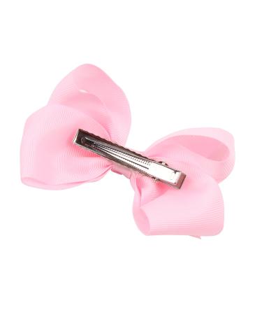 4 Inch Boutique Hair Bows Clips for Baby Girls - 12 Pcs Solid Color (Apple Green) - Buy Online on GoSupps.com