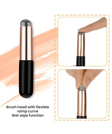 2 Pcs Silicone Lip Brush Set - Reusable Lip Applicator with Cap for Lipstick Lip Gloss & Lip Masks - Perfect for Lip Makeup - Buy Online on GoSupps.com