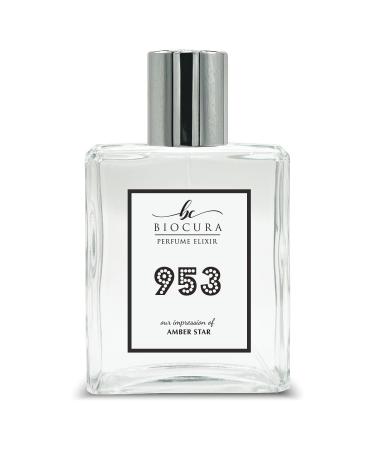 BC Perfume 953 Inspired by Amber Star For Women & Men Fragrance Dupes Eau de Parfum Bottle 3.4 Fl Oz/100ml