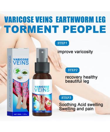 3 Piece Varicose Vein Treatment Spray Set | Soothing Vein Healing Spray for Legs | Effective Relief for Varicose Veins - Buy Online on GoSupps.com