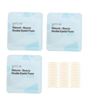 Mipcase 3 Sets Double Eyelid Sticker Instant Eye Lift Strips Double Eyelid Tape Tool Beautiful Eyes 8.2X7.5X0.1CM