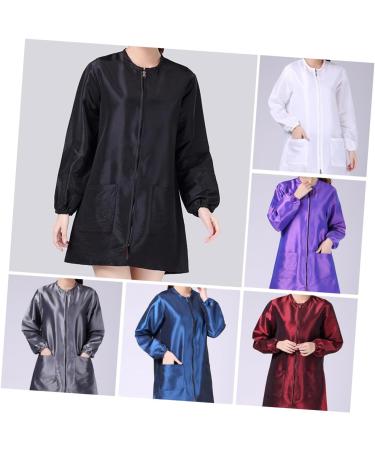 FRCOLOR Bib Apron shampoo cape Hairdresser Apron Hair Cutting Apron barber cloth cape Cooking Apron Beauty Apron hair stylist jacket with pockets Grooming Apron perm dyeing Work smock - Buy Online on GoSupps.com