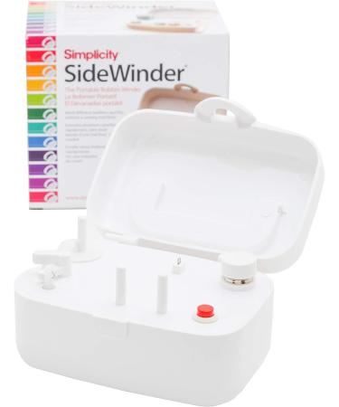 Simplicity 388175A Sidewinder Portable Bobbin Winder - 120V White - Buy Online on GoSupps.com