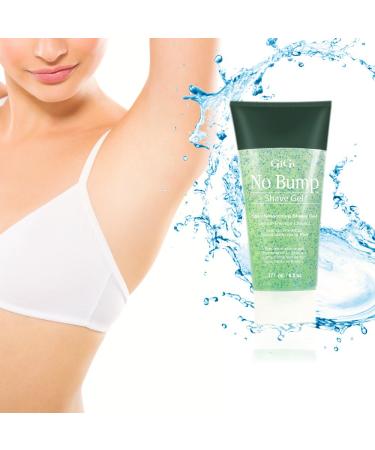 GiGi No Bump Shave Gel with Salicylic Acid & Chamomile - 6 fl oz | Prevent Ingrown Hairs, Bumps, Razor Burns | 1 Pack - Buy Online on GoSupps.com