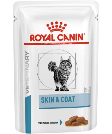 Royal Canin Vet Care Nutrition Wet Cat Food Skin and Coat 100 g (Pack of 12) - Buy Online on GoSupps.com