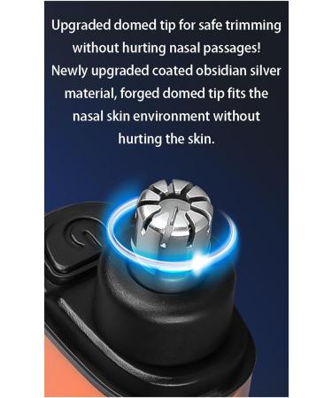 Best Nose Hair Trimmer for Men & Women - Cordless Rechargeable Double Edged Blades & LCD Display - Portable & Efficient Ear Hair Trimmer (Blue - Buy Online on GoSupps.com