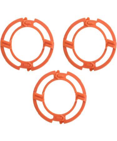 Moum Routes 3-Piece Orange Blade Safety Rings Set | Durable ABS Material Compatible & Efficient Blade Protection - Buy Online on GoSupps.com