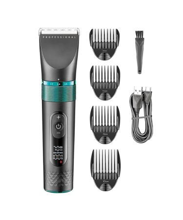 Hair Clippers Cordless Professional Hair Trimmer For Men Electric Beard Hair Clipper Waterproof Haircut Adjustable 5 Motor Speed Rechargeable