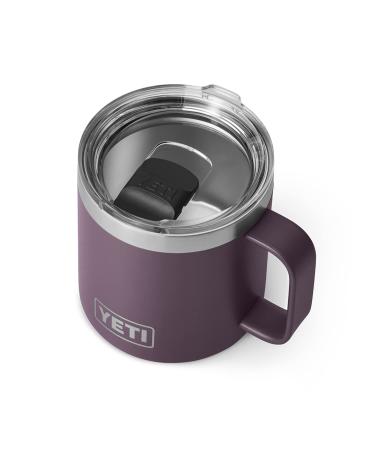 YETI Rambler 14 oz Mug, Vacuum Insulated, Stainless Steel with MagSlider Lid, Stainless Nordic Purple