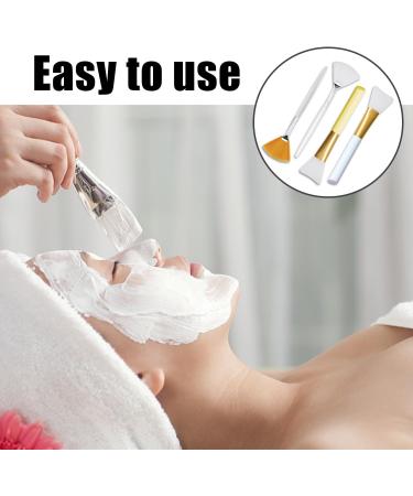 6 Pieces Facial Mask Brush Mask Nozzle Brush Soft Surface Fan Brush Silicone Mask Brush Facial Beauty Tool Mask Applicator Suitable for Mud Mask Facial Cream - Buy Online on GoSupps.com