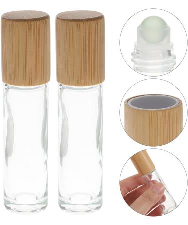 PACKOVE 10pcs 10ml Glass Roller Bottles - Refillable Essential Oil & Perfume Containers - Ideal for Cosmetics & Travel - Buy Online on GoSupps.com