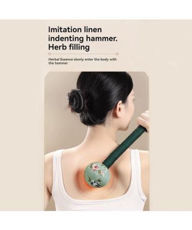 Buy Lymphhammer: Manual Body Massage Hammer for Back Pain Relief | Long Handheld Back Tapper for Neck Waist & Legs - Purple - Buy Online on GoSupps.com