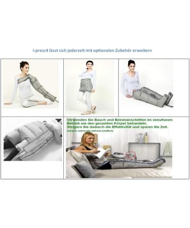 Buy I-Press4 Lymphatic Drainage Device for Legs Size M | Home Use & Physiotherapy | Medical Device for Optimal Health - Buy Online on GoSupps.com