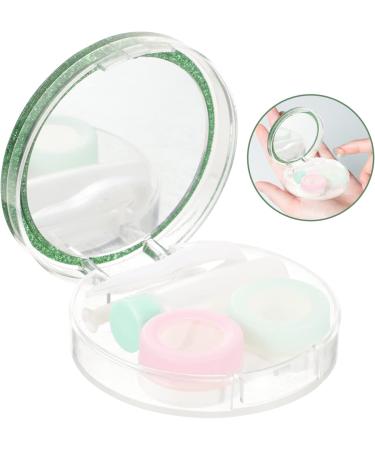 Buy Solustrie Small Plastic Container for Contact Lenses | Compact Mirror & Local Storage Case for Makeup Essentials - Buy Online on GoSupps.com
