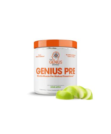 Genius Pre Workout Powder - Sour Apple – 20 Servings 