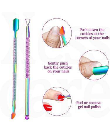 Cuticle Trimmer with Cuticle Pusher Cuticle Remover Cutter Nipper Scissor and Triangle Cuticle Nail Pusher Peeler Scraper Durable Dead Skin Clipper Manicure Pedicure Tools - Buy Online on GoSupps.com