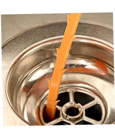 One Pipe Cleaning Tool Drain Cleaner Sewer Hair Catcher Sink Dredge Drain Clog Remover Cleaning Clip Tools for Kitchen Sink Bathroom Tub Toilet - Buy Online on GoSupps.com