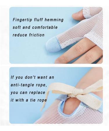 No Scratch Breathable Thumb Sucking Guard for Kids - X-Small C Size Baby Gloves with Nylon Straps - Buy Online on GoSupps.com