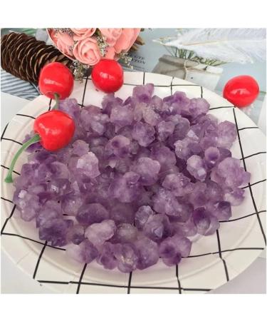 Stone Crafts Natural Amethyst Quartz Crystal Gemstone Flower Reiki Crystal Stone Specimen for Home Decor Natural Luster - Buy Online on GoSupps.com