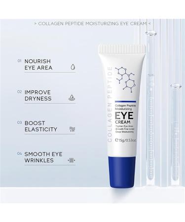 Firming and Smoothing Fine Lines Polypeptide Lifting Eye Cream Natural Moisturizing Eye Cream Can Reduce Puffiness Under-Eye Bags Dark Circles and Wrinkles - Buy Online on GoSupps.com