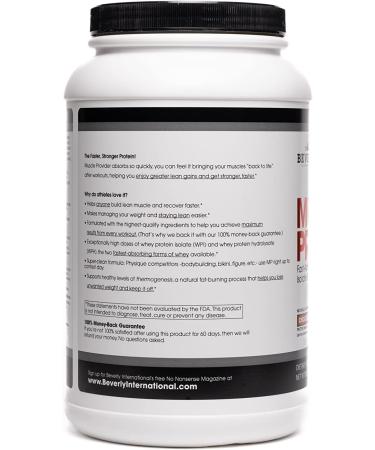 Beverly International Muscle Provider - 30 Servings Chocolate Protein Powder | Fast Absorbing Whey for Lean Muscle & Recovery | Tastes Like Ice Cream - Buy Online on GoSupps.com