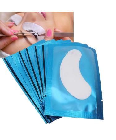 50 Pairs Anti-Aging Eye Pads for Eyelash Extensions - Lint-Free Hydrogel Gel Patch (Blue) | Professional Eye Care - Buy Online on GoSupps.com