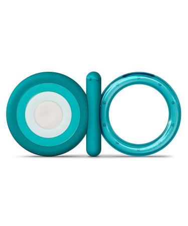 Suavinex Silicone Teether for Babies + 4 Months Cooling Teether Soft and Light Butterfly Blue