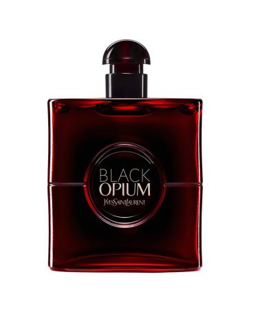 Black Opium by Yves Saint Laurent for Women 1.0 oz Eau de Parfum Over Red Spray