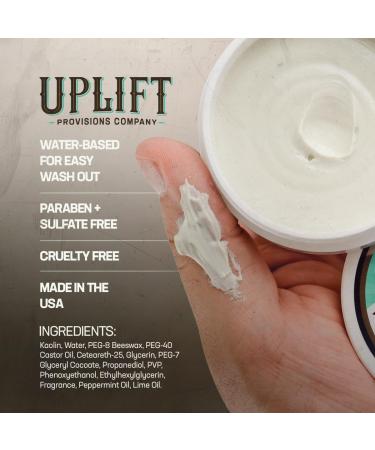 Uplift Provisions Styling Compound - Clay Pomade for Natural Matte Finish & Medium Hold - Versatile 3 oz Hair Clay for Men & Women - Buy Online on GoSupps.com