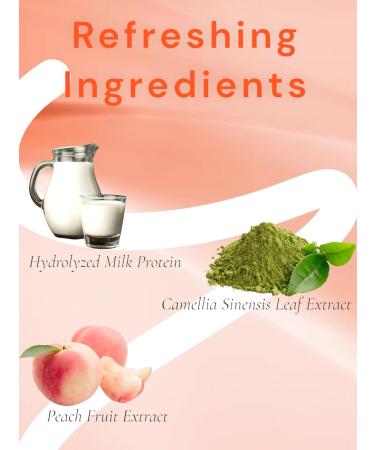 Peach Bubble Tea Body Wash - Nourishing & Refreshing Cleanser for Glow | International Shipping Available - Buy Online on GoSupps.com