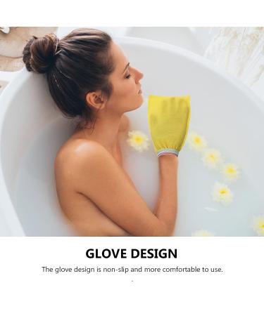 Exfoliating Shower Gloves 25pcs | Disposable Body Scrubber Mitt | Dead Skin Removal | Men Women Skin Exfoliation - Buy Online on GoSupps.com