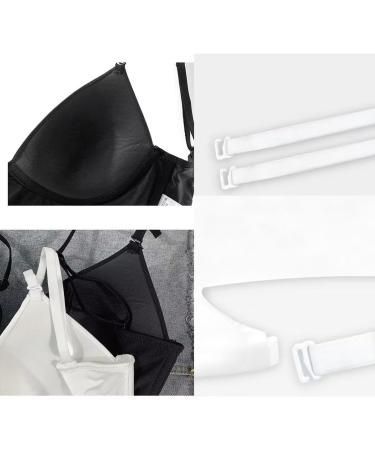 XWSM Back-Free BH for Women | Low Back Reusable Push-Up Bra for Wedding Dresses Sports Yoga & Everyday Wear | Wireless Bralette Size 38 - Black - Buy Online on GoSupps.com