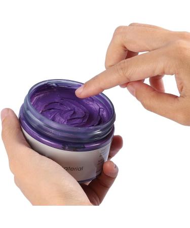 Hair Wax 6 Colors Single Use Hair Coloring Wax Styling Tool No Damage to Hair for Men and Women (Purple) - Buy Online on GoSupps.com