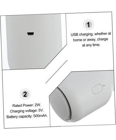 POPETPOP Electric Foot Pedicure Tools for Feet Electric Feet Care Kit Electric Pedicure Tool Lightweight Foot Care Tool USB Foot Callus Remover Electric Pedicure Kit Foot File White - Buy Online on GoSupps.com