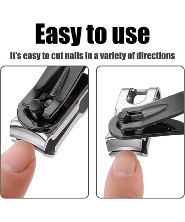 1 Piece of Nail Clippers 1 Piece of File 1 Piece of Storage Box 360-Degree Rotation Stainless Steel Nail Clippers Manicure Tool Set Portable Nail Set Suitable for All Ages - Buy Online on GoSupps.com