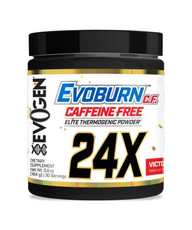 Evogen Evoburn Caffeine Free- Thermogenic Fat Burner for Men & Women | Energy & Focus | Advanced Metabolism Booster Fat Burner Formula with MitoBurn & Caffeine | Victory Punch | 30 Servings