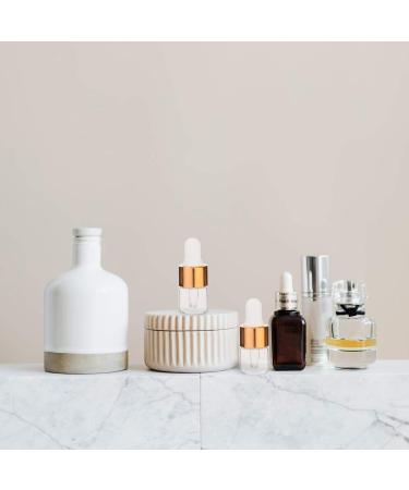 Frcolor Mini Glass Pipette Bottles - 1ml Essential Oil Drip Bottles 100 Pack Portable Refillable Cosmetic Containers - Buy Online on GoSupps.com