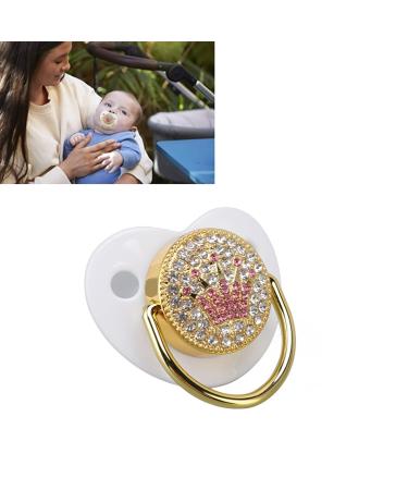 Ultra-Light Soft Silicone Baby Pacifier for Newborns | Breastfed Baby Pacifiers for Girls 6-18 Months (White) - Buy Online on GoSupps.com