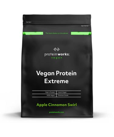 Protein Works - Vegan Protein Extreme | 29g Plant Based Protein | Added Vitamin Blend | 57 Servings | Apple Cinnamon Swirl | 2kg Apple & Cinnamon 2kg - Buy Online on GoSupps.com