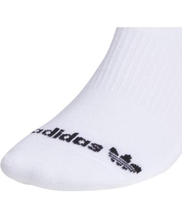 adidas Originals Men's 3.0 Mid-Crew Socks 3-Pack - White/Black - Large - Buy Online on GoSupps.com
