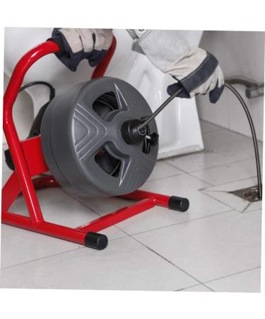 COOLHIYA 7pcs Pipe Cleaner Cleaning Tools Household Cleaner toliet Bowl Cleaner Toilet Parts Coil Springs Practical Toilet Cleaners to Rotate Manganese Steel Drainage Floor Drain - Buy Online on GoSupps.com